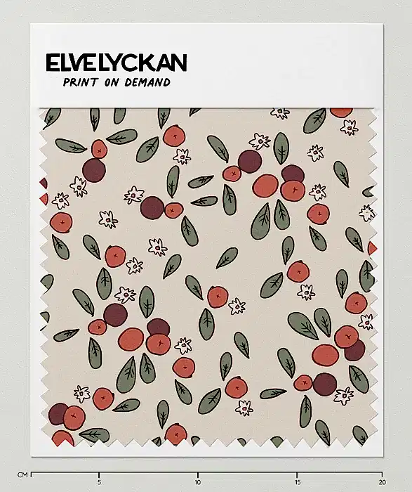 LINGONBERRY - CREAMY BEIGE - PRINT ON DEMAND