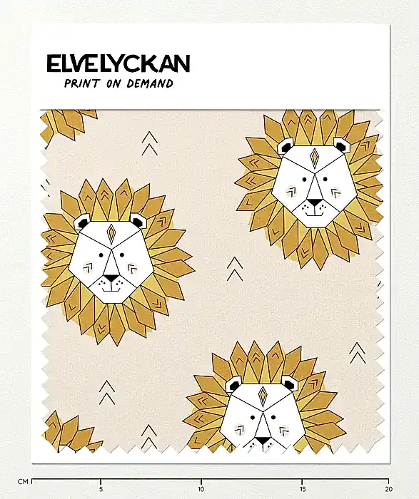 LION - CREAMY BEIGE - PRINT ON DEMAND