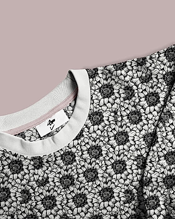 FLOWERS - B&W -  PRINT ON DEMAND
