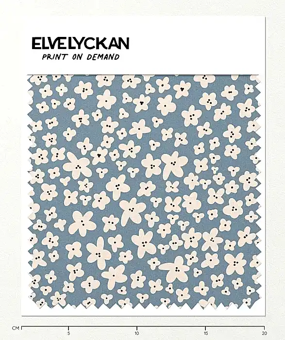 MINI FLORA - BLUE - PRINT ON DEMAND