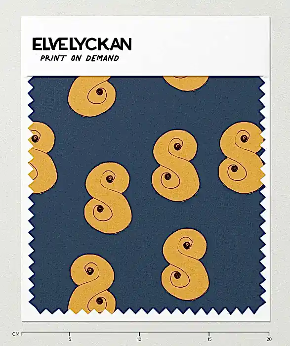 LUSSEBULLE MINI - DARK BLUE - PRINT ON DEMAND