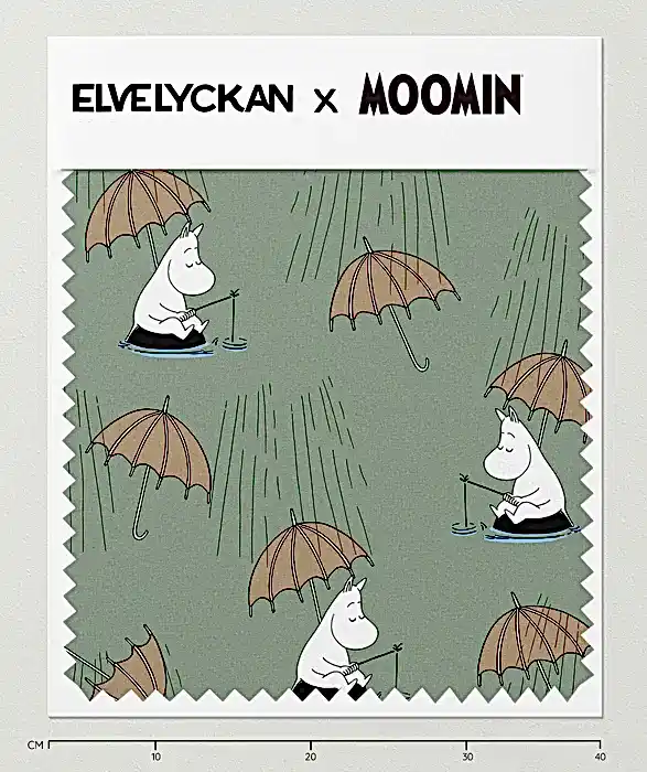 MOOMIN RAINY DAY - GREEN TRIKÅ