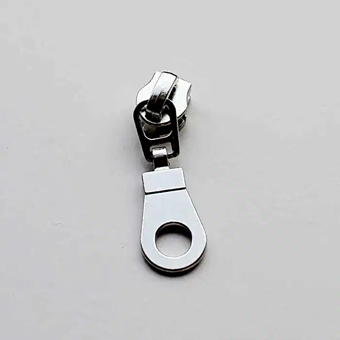 #5 SMALL ZIPPER - NICKEL