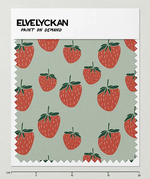 STRAWBERRY - SEA GREEN - PRINT ON DEMAND