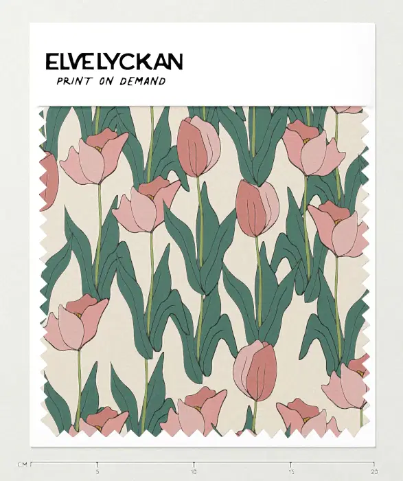 TULIPS - CREAMY BEIGE - PRINT ON DEMAND