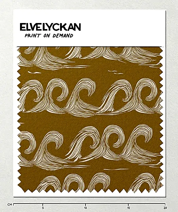 WAVES - GOLD - PRINT ON DEMAND