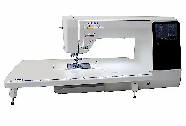 HZL-NX7 KIREI - 351 sömmar, extra stort utrymme mellan nål och arm, box-feed matning, flotfunkation, inbyggd övermatningssystem.