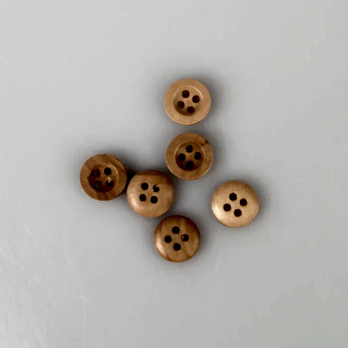 TRÄ KNAPP 9MM - 10 PACK