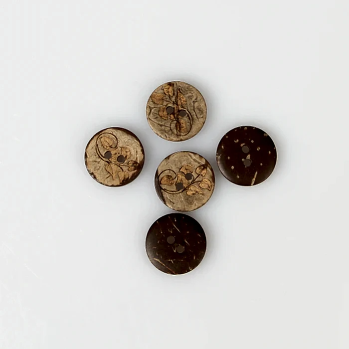 COCO KNAPP MÖNSTRAD 17MM - 5 PACK